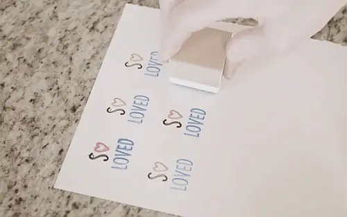 Silhouette Mint Stamping
