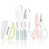 Xinart Weeding Tools Set for Vinyl Craft Knife/Weeder/Scraper/Spatula/Tweezers/Scissors Basic Weed...
