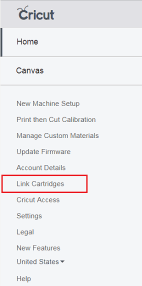 Cricut Design Space - Link Cartridges