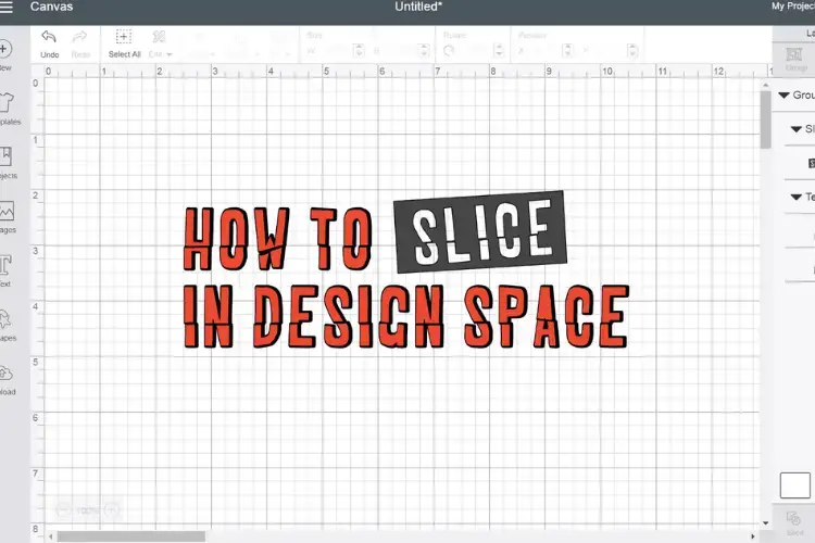 Download How To Slice In Cricut Design Space Personal Die Cutting
