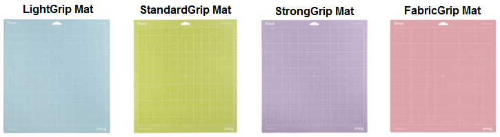 Different types of Cricut Mats